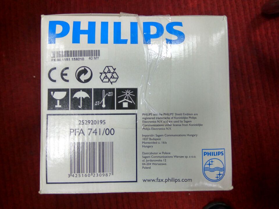 Original Philips toner cartridge PFA721(PFA-721 Philips fax machine 755) Philips 755 toner cartridge