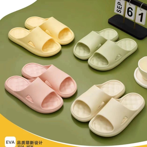 Shanghai Tianyi soft sole Home Slippers for Men and Women, Summer Eva Non-Slip Soft-Soled Bathing Hotel Slippers