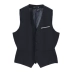 PINLI Pinli Mùa xuân Nam mới Slim Fit Casual Suit Vest Suit Quần áo Quần áo B183107651 - Áo vest cotton Áo vest cotton