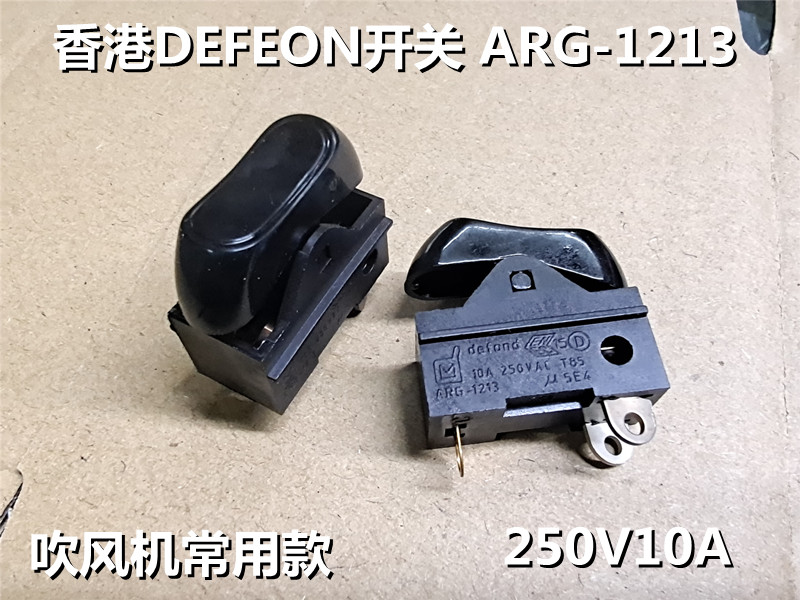 Hong Kong DEFOND switch Hairdryer switch ARG-1213