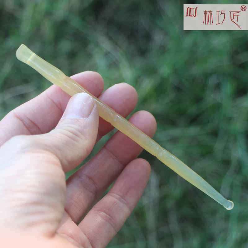 Lin Ingenuity Natural Horn Bamboo Festival Ear Pickpocketing large ear spoons Ear Spoiler Ear Cleaner is very good to use