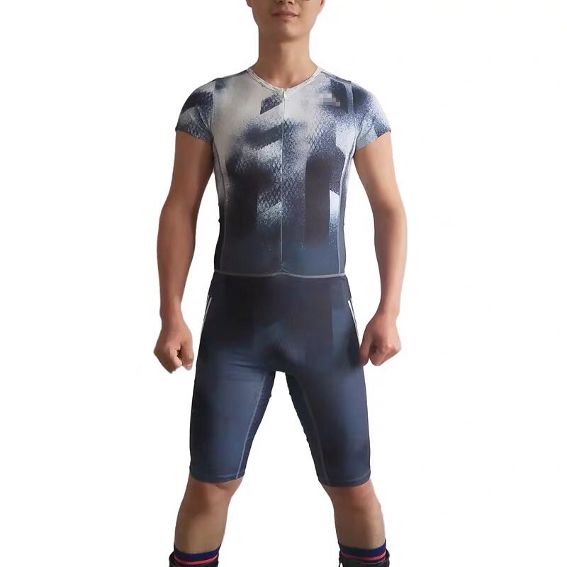 Athletics Diamond League Xie Zhen The same money as a tight track and tracksuit reticulated to wear a short sleeve