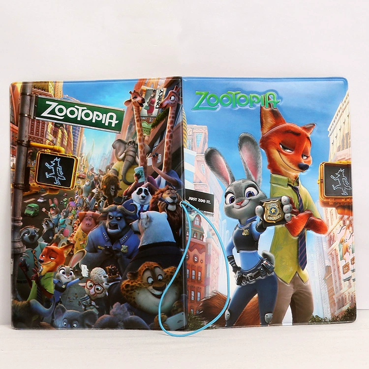 Zootopia Crazy Animal City Cartoon Gói hộ chiếu Du lịch Tài liệu Hộ chiếu Không thấm nước Vỏ thẻ Trường hợp Chủ vé