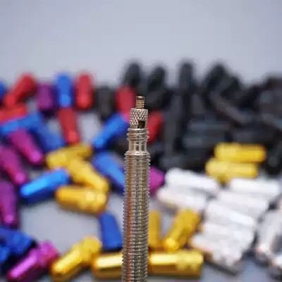 French valve cap CNC dead flying bicycle method nozzle inner tube air cap aluminum alloy color Road air nozzle cover