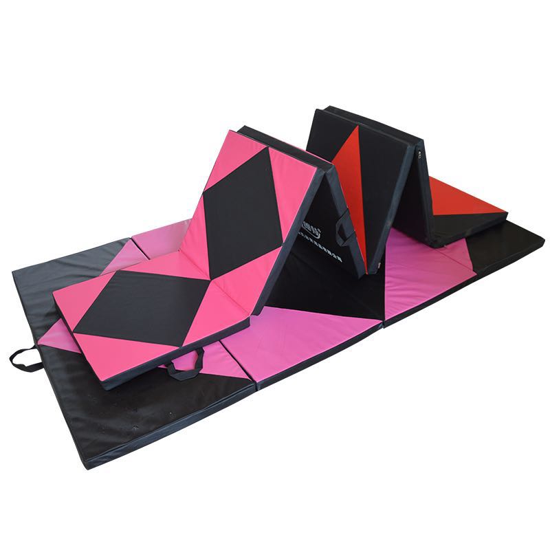 Dance Beauty People Function Folding Dance Mat Thickened Leather Cushion Anti-Slip Mat Men And Women Fitness Training Sponge Mat
