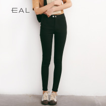 2021 Spring and Autumn New Kitten Magic Pants Nine Skinny Slim Double Buckle Leggings Women Plus Size Pants