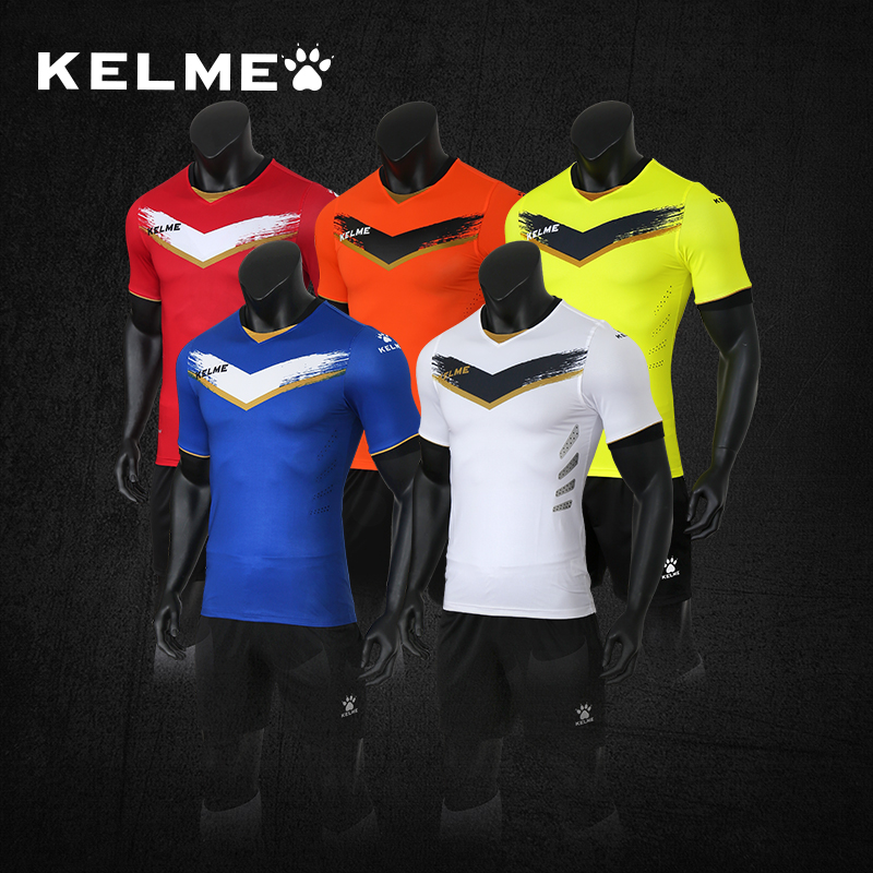 kelme kaley football suit blouses boys and girls training match blouses group jersey for boys and girls