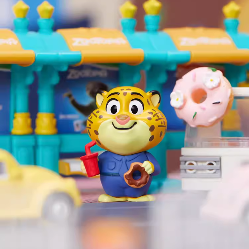 Оригинальная Disney Crazy Animal City автобусная станция серия слепой ящик Ника Джуди настольная декорация периферия