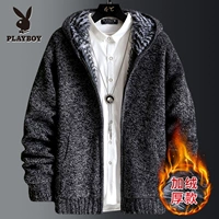 Playboy, демисезонная трендовая утепленная куртка для отдыха, толстовка с капюшоном, в корейском стиле