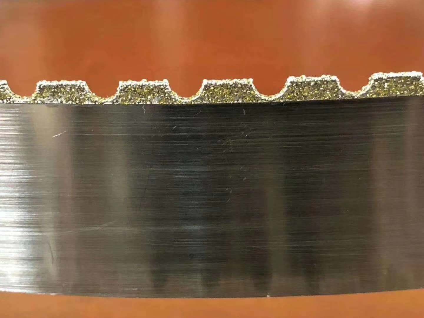 Diamond Band Saw Blade Electroplated Emery Band Saw Blade Cutting Jade Graphite Carbon Rod Sapphire Monocrystalline Silicon
