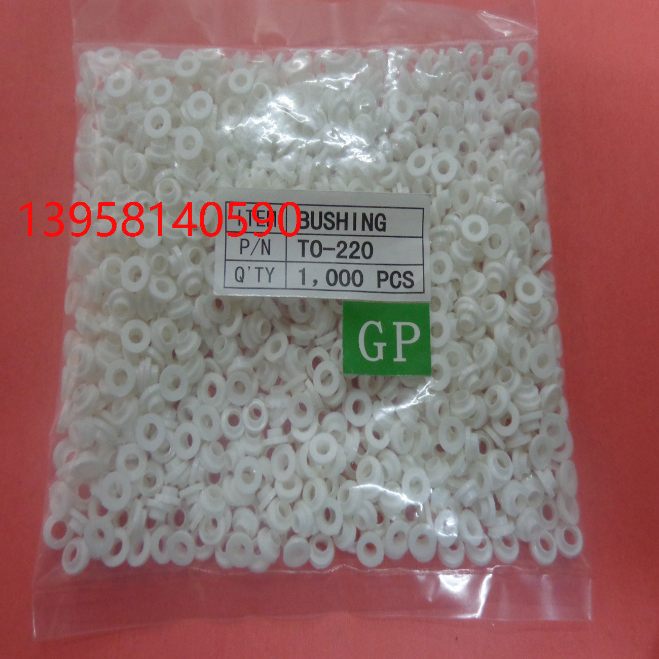 Manufacturer Direct Marketing Insulation Particle Insulation Bean Nylon Electric Crystal Spacer TO-220 Insulation Particle Insulation Spacer