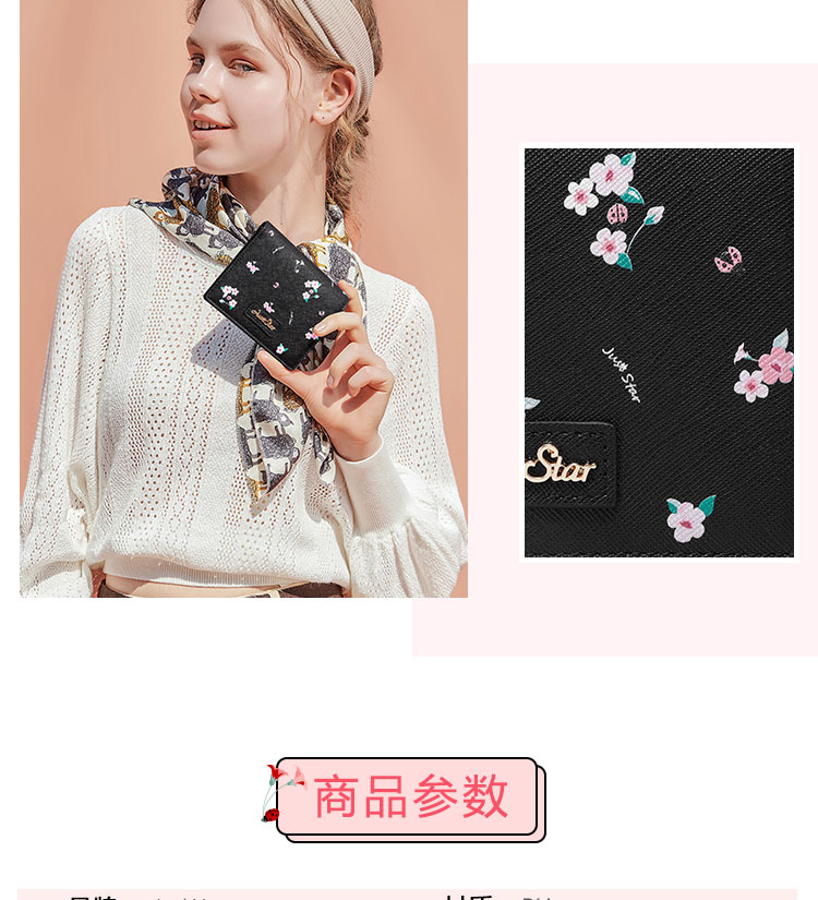 Túi xách Ou Shina 2019 xuân mới thời trang mới ví ngắn đa thẻ lady ly hợp ví ví - Ví tiền ví nữ hàng hiệu
