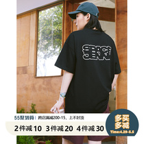 Jenny NASA Street Sports 2022 Summer Alphabet Printed Loose Short Sleeve T-shirt Female Brief Casual 100 hitch