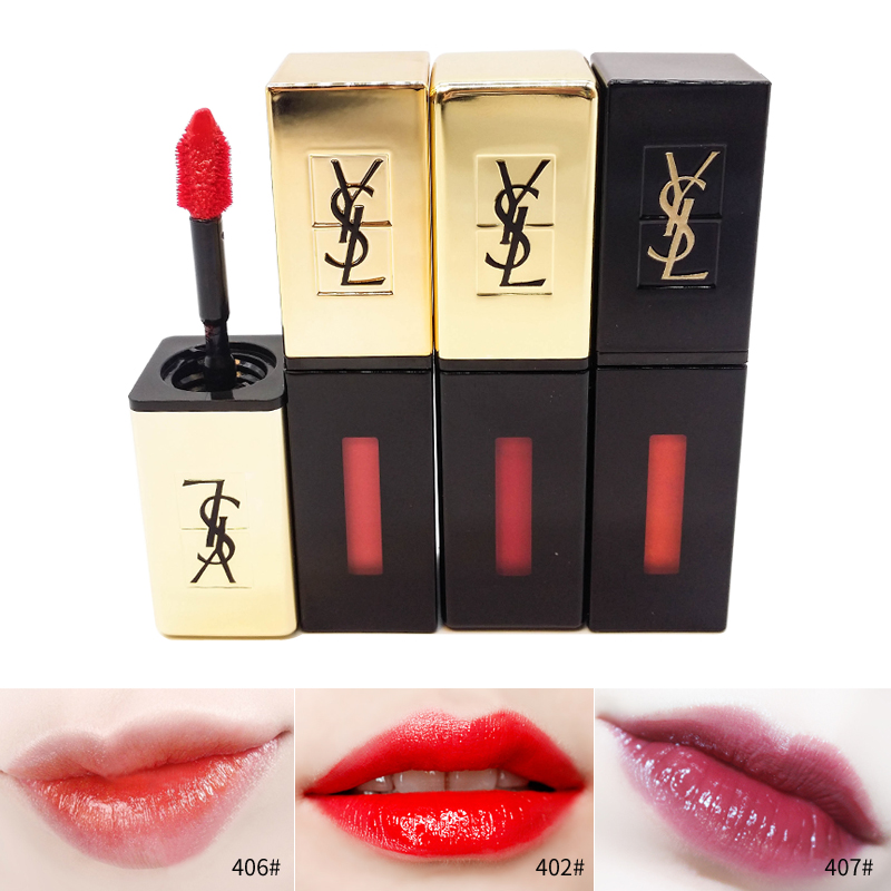 YSL/圣罗兰唇彩7/9/11/12 保湿滋润黑管唇釉 402/405/406/407/412