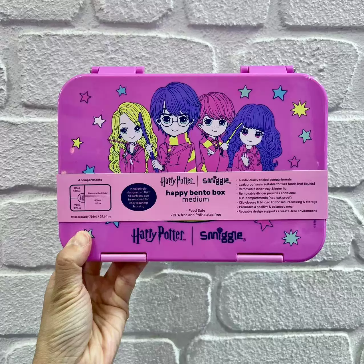Smiggle Австралия начинается школа Гарри Поттер Хедвиг ученическая сумка пенал набор ланч-бокс бокс с водой blind box