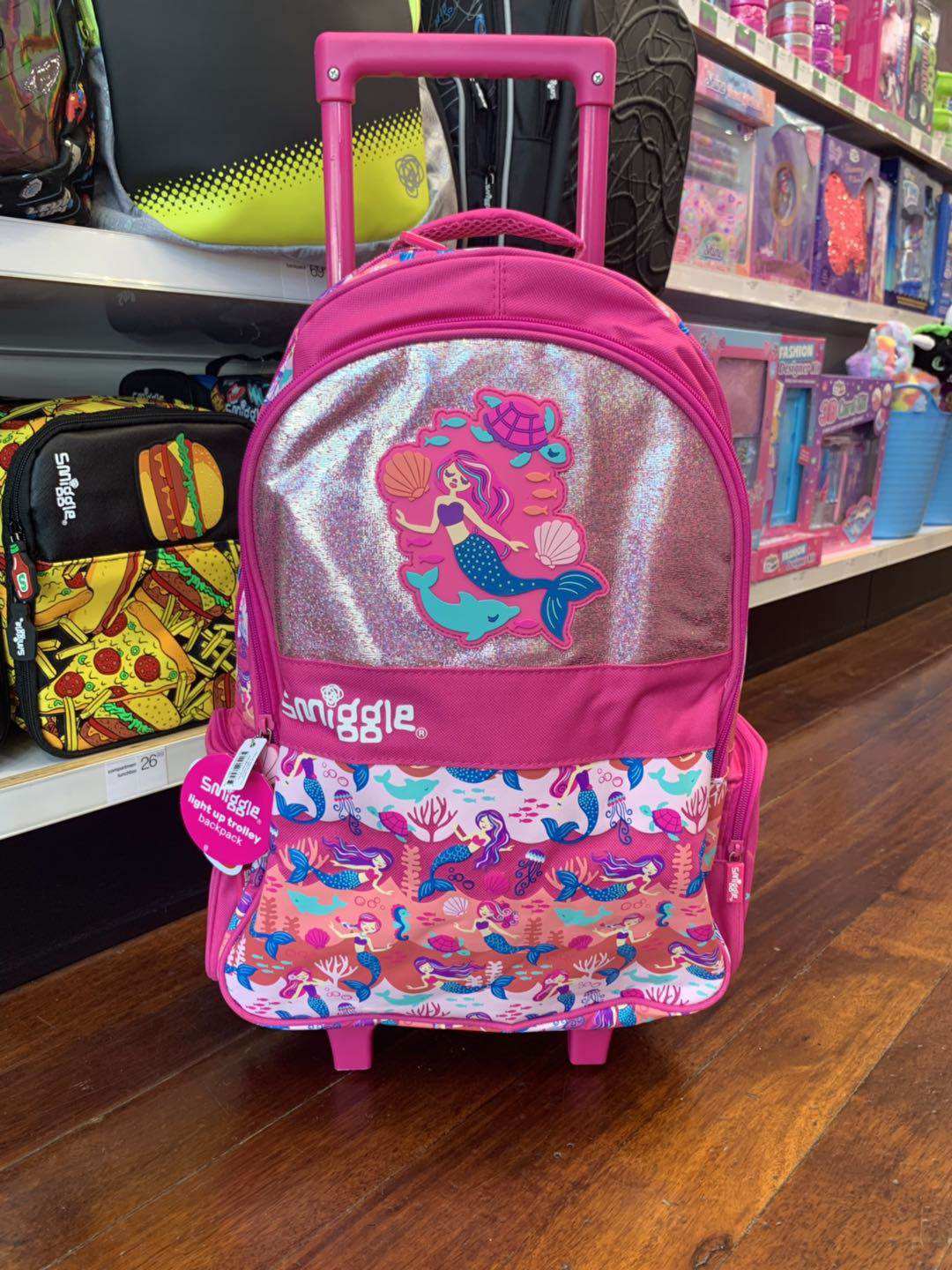 smiggle trolley school bag