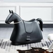 Designer Leisure Small Rocker Chair FRP Style Style Childrens Chair Hotel Sample Room Swing Horse