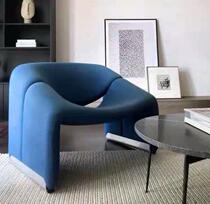 Nordic design FRP M-chair Villa Sample room Sofa chair personality single-person recreational chair
