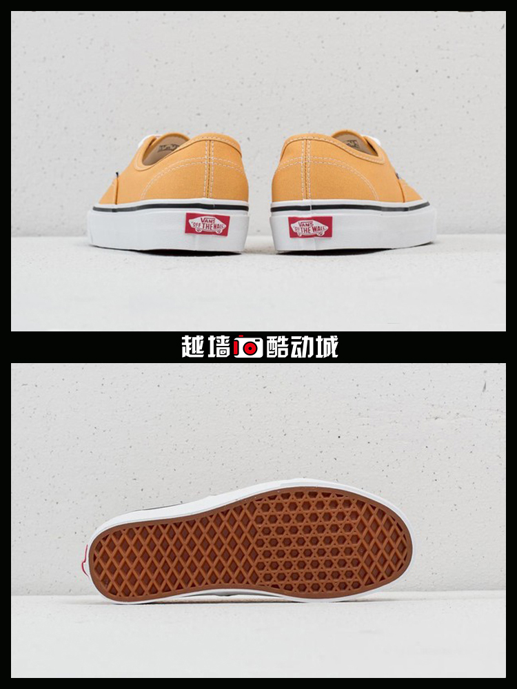 Vượt tường Vans hè mới Authentic đỏ xanh vàng vàng hồng giày nam và giày thể thao cao cấp VN0A38EMVJO - Dép / giày thường giày the thao nam chính hãng