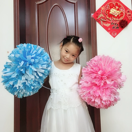 Plaza Dance Beauty Flower Ball La La La La La La La La La La La La La La La Team Hands Shake Flower Children Yuguang Flower