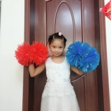 Plaza Dance Beauty Flower Ball La La La La La La La La La La La La La La La Team Hands Shake Flower Children Yuguang Flower