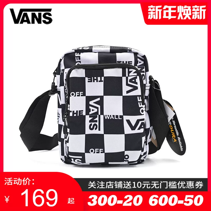 VANS Vans, шахмат для мужчин и женщин, сумка через плечо, маленькая сумка, для любимого