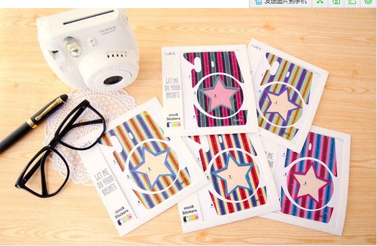 Pat-up to decorate the mini8 camera mini8 Decorative Sticker mini8 body Sticker Stripe Stars