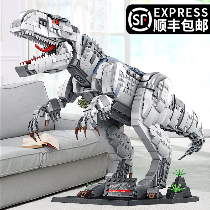 Building blocks dinosaur models Children assembled toys 7 boys 8-14 Puzzle Force Brain 10 Birthday Gifts 6 years old