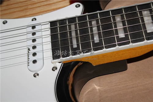 Электрогитара Flyoung STST состаренная, корпус из массива ясеня, цвет заката, накладка грифа из черного дерева с ладами