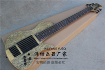 flyoung Butterfly Emperor Elite 6-string full-body electric bass birds eye veneer four pickups black parts