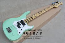 flyoung ATTITUDE SPECIAL 4-string electric bass blue-green body dual output jacks can be customized