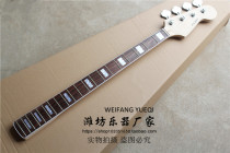 Fllyoung jazz bass 4-string electric bass maple neck rosewood white frets can be equipped with buttons