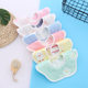 Newborn baby saliva towel newborn waterproof baby eating spit milk bib rice bag crystal velvet super soft washing bib