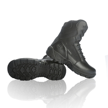 Junlock D14099 anti-thorn combat boots Special tactical boots Genuine leather flight boots Zipper shock absorption marine boots men