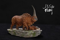 Animal husbandry lizard Studio 1:35 plate tooth rhinoceros white mold GK finished spot