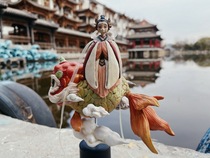 (Sold Out display) DSCY big monster studio designer hand painted limited God raccoon color painting ink version