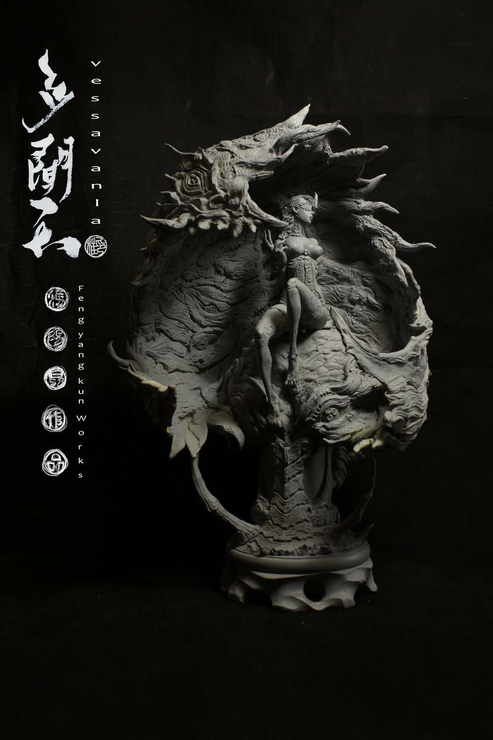 (Exhibition sold out) Feng Yangkun's original works Duowentian full body portrait white model GK