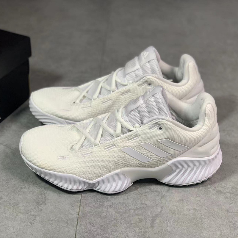 Adidas/Adidas Genuine Men's Pro Bounce 2018 Low Practical Cushioning Basketball Shoes Fw0903