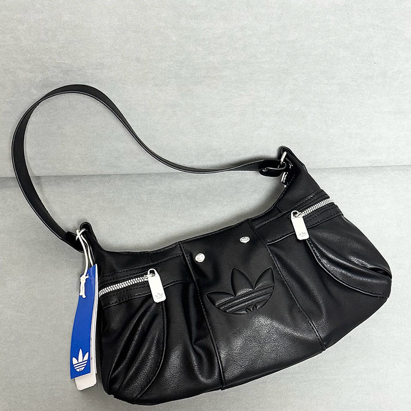 Adidas Adidas Men's and Women's Sports and Leisure Shoulder Bag, Handbag, Underarm Bag Kf4485
