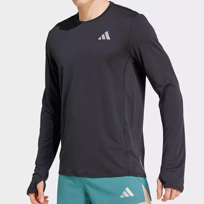 Adidas/Adidas Genuine Men's Running Sports Casual Round Neck Long-Sleeved T-Shirt Jd1742