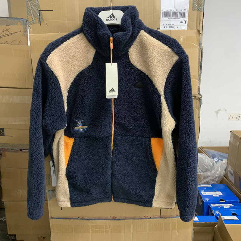Adidas/Adidas Official Genuine Product Jk Warm Jkt Big Kids' Fleece Sports Jacket Jc9358
