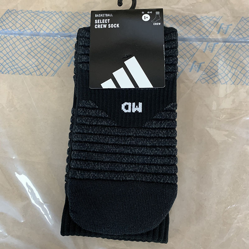 Adidas/Adidas Official Authentic Men's and Women's Basketball Training Sports Socks, One Pair, Jp0132