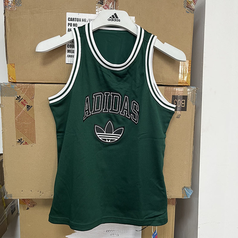 Adidas/Adidas Genuine Trefoil Breathable Sleeveless Classic Basketball Training Vest for Older Children Jw1981 Adidas/Adidas Genuine Trefoil Breathable Sleeveless Classic Basketball Training Vest for Older Children Jw1981