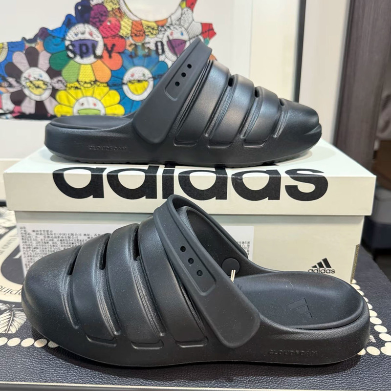 Adidas/Adidas Genuine Znsory Clog Men's and Women's Casual Toe-Toe Slippers for Daily Use Jr3124