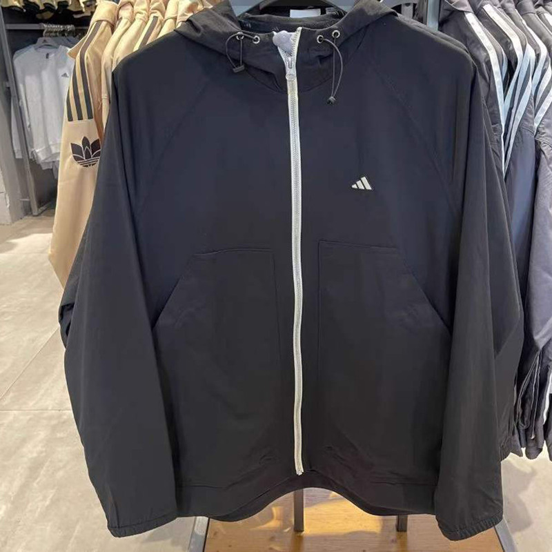 Adidas/Adidas Genuine Men's Zipper Golf Sports Casual Hooded Jacket Il0581