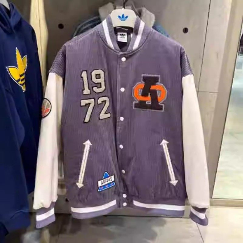 🔥冬日保暖必备 | Adidas三叶草灯芯绒棒球服外套-IN1080 -运动茄克-淘宝好物网