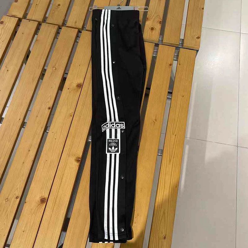Adidas/Adidas Official Genuine Trefoil Big Kids Side-Zip Button-Up Sports Pants Im3903