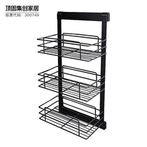 Top Solid Wardrobe Pull Basket Storage Basket Cloakroom Drawer Fur Towel Rack Pants Cramp home Contained Push-and-pull Flex Basket
