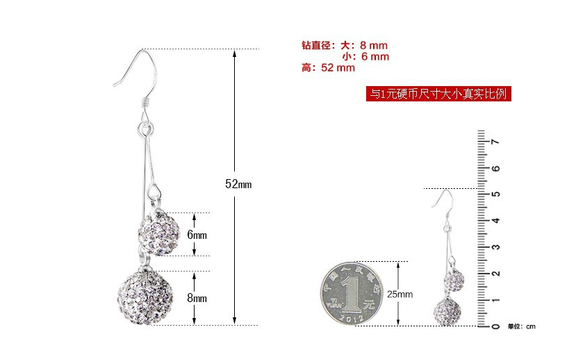 Boucles oreilles pendantes femme en argenterie - Le Japon et la Corée du Sud - Ref 1133435 Image 8