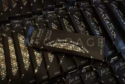 izumi chain jetblack black silver two-color field dead fly single speed bicycle chain Japan original